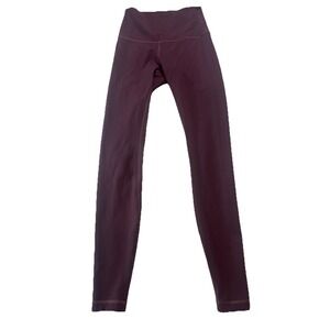 Lululemon Pants Womens 4 Purple Eggplant Align Leggings‎ High Rise Yoga Workout